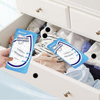 25 Gram 10 Packs Moisture Absorbers Packs, Leakproof Desiccant Dehumidifier Bags for Bathrooms, Basements, Rvs, Humidity Absorbers Packets for Closet