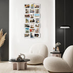 Jerry & Maggie 4X6 Collage Picture Frames for Wall Decor, 21 Opening Collage Wall Hanging for 6x4 Photo, Multi Picture Frame Set with One-piece Design White