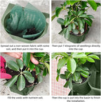 Self Watering Wall Mounted Vertical Planter, 36 Pots Wall Planter Indoor Vertical Living Green Plant Wall Easy Installation (Green)