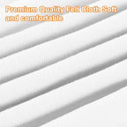 MABOZOO Bed Gap Filler Cushion, Long Thick Filler Bolster Pillow Stopper for Headboard Space Gap, Bed Mattress Extender Bed Wedge Pillow (White, 2X6X79inch)