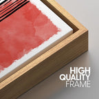 SIGNWIN Canvas Print Wall Art Squares and Abstract Line Art Geometric Line Illustrations Modern Art Mid-Century Modern Warm for Living Room, Bedroom, Office - 16"x24"x3 Natural