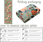 Runner Rug for Hallways Kitchen Rug Non Slip 2'x 6' Washable Rugs with Rubber Backing Soft Floral Carpet Runner for Hallways, Kitchen, Laundry, Bedroom, Bathroom(Green)