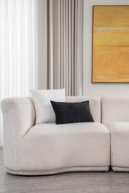 Decorative Pillow Cases 16x16 White: 2 Pack Cozy Soft Velvet Square Throw Pillow Covers for Farmhouse Home Decor