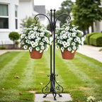 UV Resistant Artificial Petunias 13.3In Fake Flowers Artificial Flowers for Outdoors Silk Flowers 8PCS Fake Hanging Basket Plants Suitable for Outdoor Porch Decoration Patio Decor (White)