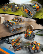 5 in 1 STEM Remote Control Building Kit, 392Pcs Blocks Erector Projects Set Toys for Kids Age 8-12, Build a Tank/Robot/AVT DIY Science Educate 6 7 9 10 11 Years Old for Boys & Girls Gift Ideas