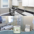 Clear Air Odor Absorber Gel - 15 oz, Pack of 2 - Air Freshener Absorbs and Eliminates Odors in Bathrooms, Cars, Boats, RVs and Pet Areas - Made with Essential Oils - Spring Rain Scent