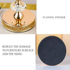 Candle Holder, Pillar Candle Holders, Crystal Candlesticks Holder for Wedding, Parties, Events, Chirstmas,Home Decor, Table Centerpieces CH028D (L)