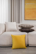 Decorative Pillow Covers 12x20 Taupe: 2 Pack Cozy Soft Velvet Rectangular Throw Pillow Cases for Farmhouse Home Decor