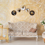 Qunclay 5 Pcs Wall Art Decor Wooden Living Room Wall Decor Bohemian Hanging Farmhouse Geometric 10'' and 8'' Aesthetic Wood Minimalist Posters for Bedroom(Rustic, Leaf)