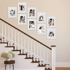 Sheffield Home 9 Piece Gallery Wall Frame Set, 11x14 Inch, White