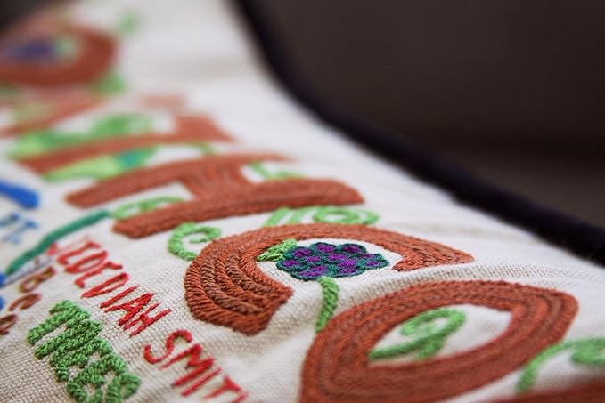 Catstudio North Coast Embroidered Decorative Throw Pillow