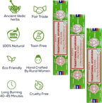 Satya Traditional Ayurveda Incense Sticks, Satya Bng (Bangalore) Insenses 15gmx3 Pack with Raajsee Incense Holder Bundle, Satya Nagchampa Natural Incense