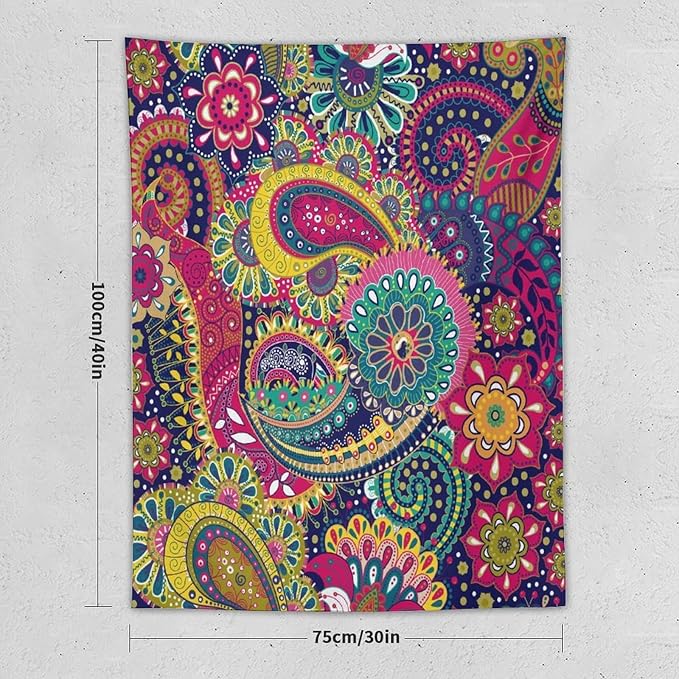 ICMOLYYENLO Tropical Green Plant Tapestry, Green Palm Leaves Natural Landscape Print Wall Tapestry for Bedroom Living Room Dormitory 60x80 Inch