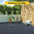 Marine Carpet,6 FT x 18 FT Dark Gray Indoor Outdoor Carpet 0.2" Thick Boat Carpet with Water-Proof TPE Backing, Non-Slide Outdoor Marine Carpet Roll for Home, Patio, Porch, Deck