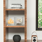 Hexsohoma Square Acrylic Picture Frames 3x3, 4 Pack, Photo Frame for 3x3 or 2x2, Double Sided Thick Frames Desktop Pictures Display Small Tips Holder, Freestanding