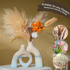 Snuggle Hollow Ceramic Decorative Vase, Modern Minimalist Nordic Boho Ins Style Vases for Home Decor Living Room Shelf Entryway Coffee Table or Console Décor (Matte Milky White)