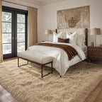 9x12 Ft Extra Large Shag Beige Rugs for Living Room Bedroom, Ultra Soft Fluffy Furry Area Rugs for Playroom Indoor Floor, Aesthetic Carpet for Kids Home Decor