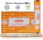 Satya Champa Incense Sticks, Satya Bng Insenses 15gmx12 Pack with Raajsee Incense Holder Bundle, Satya Nagchampa Natural Incense
