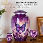 Olivia Memorials Butterfly Urn for Ashes Women - Cremation Urns for Adult Female Human - Large Urns for Mom