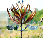 LimeHill Wind Spinner for Yard and Garden - Large Metal Kinetic Wind Sculptures for Outdoor Decorations (24 X 84 Inches)