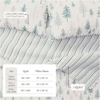 Rustic Cabin Full/Queen Size Quilt Set with Shams - All-Season, Lightweight, Reversible Bedspread - Lodge-Themed Summer Bedding Sets (Full/Queen, Truckee - Grey)