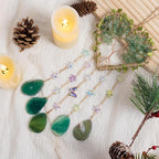 Tree of Life Dream Catchers, Dreamocean Crystal Sun Catchers Prism Hanging Heart Rainbow Suncatcher Window Wall Hangings Outdoor Garden Decor for Adults Girls