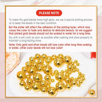 300Pcs Vase Filler BrightGold No Hole Faux Pearl Beads for Vase Filling Decorations, Candle Centerpieces, Wedding Centerpieces, Home Party Decor (8/14/20mm)