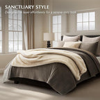 Luxury Faux Fur Throw Blanket, Soft Fluffy Faux Mink Blankets for Bed, Couch, Sofa, Thick Cozy Plush Warm Fur Throws with Reversible Velvet, Tipped Golden Fox, 60"x80"