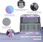 Porayhut Portable Baby Crib Net Safety Mesh Tent,Pop up Infant Mosquito Net, See Through Canopy Netting Cover for Baby&Toddler to Keep Baby from Climbing Out.