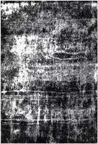 Keen Home Design Area Rugs - 4x6 Non-Shedding, Abstract Rugs for Kitchen, Living Room, Bedroom, Dining Room, Entryway - Size: 4' x 6', Abstract Black