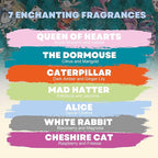 Mecka Wonderland Fantasy Incense Sticks Gift Set | 140 Insence-Sticks for a Whimsical Journey | 7 Enchanting Scents for Aromatherapy & Relaxation | Premium Slow Burn Long Lasting All Natural Insenses