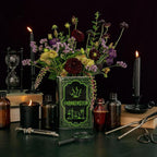 Steel Mill & Co Original Large Book-Shaped Decorative Vase, Ceramic Vases for Halloween Home Decor, Gothic Bookshelf Decor, Unique Vase for Book Lovers (Frankenstein)