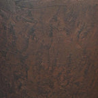 Sunnydaze 15.25-Inch Anjelica Large Plastic Pot for Plants - Outdoor Polyresin Round Planter with Drillable Drainage Holes - Rust - 4pk