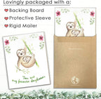 Sloth Art Prints (Set of 3) - Unframed - 11x14s | Delightful and Adorable Decor for Any Space | Living Room Decor | Bedroom Decor | Classroom Decor | Bedroom Wall Art | Modern Wall Art