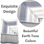 Alpaca Wool Throw Blanket | Super Soft, Lightweight, Breathable and Hypoallergenic | Non-Itchy or Scratchy (Gray White Varicolored, Queen (U.S. Standard))