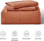 Love's cabin Quilts for Queen Bed Umber Bedspreads - Soft Bed Summer Lightweight Bedspread Comforter - Modern Style Coin Pattern Coverlet for All Season - 3 Pieces (1 Quilt, 2 Pillow Shams)
