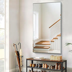 Large Beveled Mirror, 30x55 Frameless Beveled Bathroom Mirrors for Over Sink, Upgraded Shatterproof Beveled Frameless Vanity Mirror for Bathroom,Bedroom,Living Room and Entryway