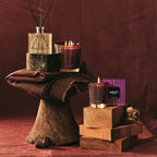 NEST New York Scented 3-Wick Candle, Autumn Plum - 21.2 oz - Up to 100-Hour Burn Time - Reusable Glass Vessel