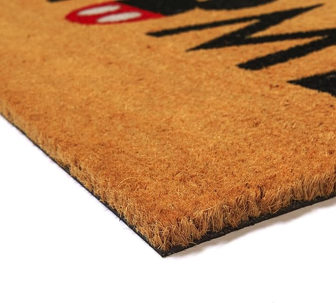 Gertmenian Disney Mickey Mouse Doormat Rug Retro Front Door Coir Mat Welcome Home Indoor Outdoor Entryway Carpet, 2-Pack 20x34, Minnie Bienvenidos/Hola