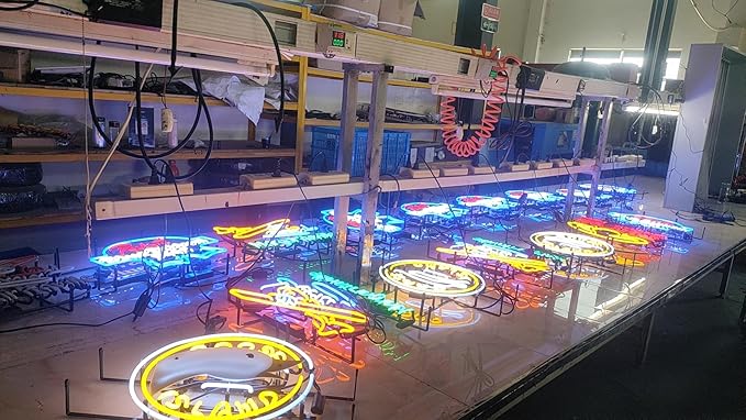 Best Burgers In Town Neon Signs Hamburger Sign Beer Glass Neon Signs for Man Cave Birthday Neon Light Art Wall Lights 24 X 20 Inches