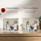Acrylic Picture Frames 8x10 Inches, Acrylic Photo Frame for Love Memories, Family Happiness, Pet Pictures, Stamps Collection, Cash, Specimen Display, Two 8x10 Acrylic Block in 12mm + 12mm