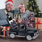 Farmhouse Black Truck Decor, Metal Pickup Truck Car Model, Vintage Truck Christmas Decor, Farmhouse Table Decor,Retro Truck Decor, Decorative Tabletop Storage