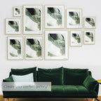 Homeforia 24x36 Gold Picture Frame, High End Metal 24 x 36 Large Poster Frames with Mat 20 by 30 inch Photo, 24x36 Gold Frame Matted to 20x30 for Print, 36x24 Frame, Tempered Glass, Wall Kit, Set of 1