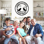 Personalized Anniversary Wedding Gifts for Couple | Wedding Gifts for Couples 2025 | Couples Gift for Her | Anniversary Wedding Date Sign