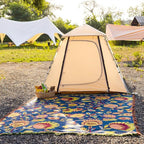 Snycler Boho Throw Blanket for Bed, 100% Organic Cotton Muslin Soft Throw-Blue Boho Floral Farmhouse Rustic Spring Summer Fall Decor Blanket for Couch Sofa Quilt and Gift, 80" x 90"