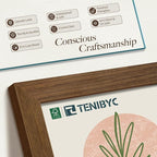 24x36 Poster Frame 3 Pack - Brown Woodgrain, Wood Picture Frame, Wall Gallery Frame - Wall Hanging