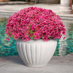 20 Bundles Artificial Flowers for Outdoors, UV Resistant Fake Flowers with Plastic Plants , Faux Silk Flowers for Planter outdoors, fake realistic flowers for Window Box Front Porch Patio Decor-Rosy