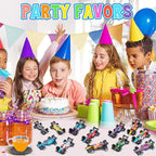YCCHENG Pull Back Cars 15 Pack 1:43 Toy Model Set Small Race Cars for Toddlers Kids Ages 1 2 3 4 5 6 Year Old Boys and Girls Easter Basket Stuffers Preschool Birthday Party Favor