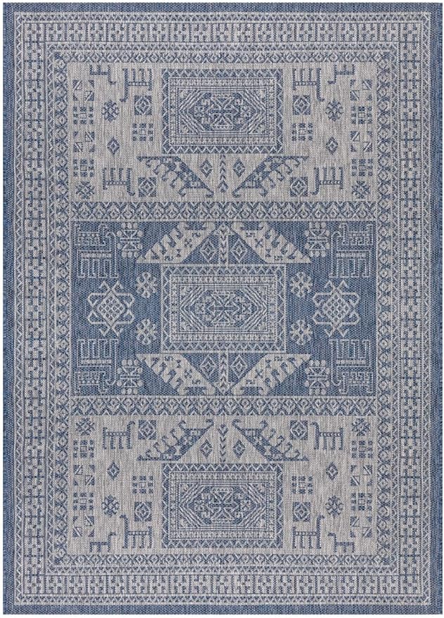 Keen Home Design Terrace Outdoor Area Rug - 10x14 Washable Indoor/Outdoor Rug for Patio, Kitchen, Balcony, Beach, Garden, Deck and Porch, Size: 10'x14'