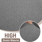 HDCAXKJ Sectional Couch Cover L Shape Stretch Sofa Covers Washable Jacquard Corner Couch Slipcover Non Slip Sectional Slip Cover U Shaped Furniture Protector for Pets Dogs (Light Grey, Small)